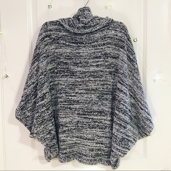 Xhilaration Gray and Black Cowl Neck Sweater - Picture 2 of 5